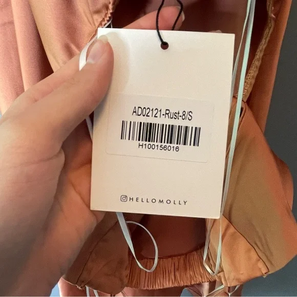 Hello Molly Angels In America Midi Dress Rust size Small/4 NWT - Picture 13 of 15